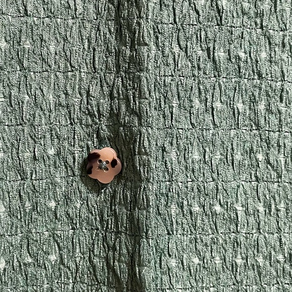 Madewell Crinkle Knit Button Front Top - M - Picture 5 of 9